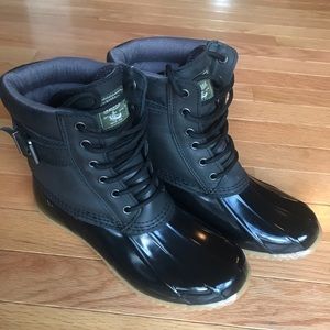 Leather Bass Duck Boots